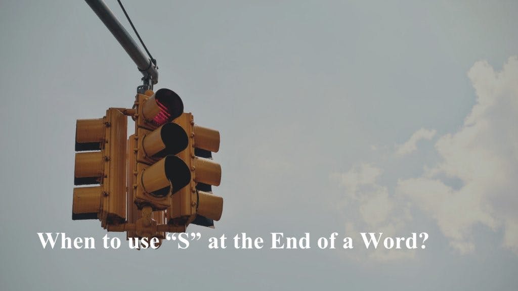 When To Use S At The End Of A Word In English Lingualbox Blog